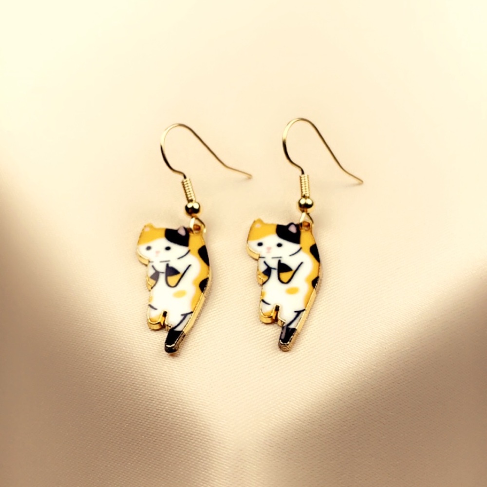 Cat earrings